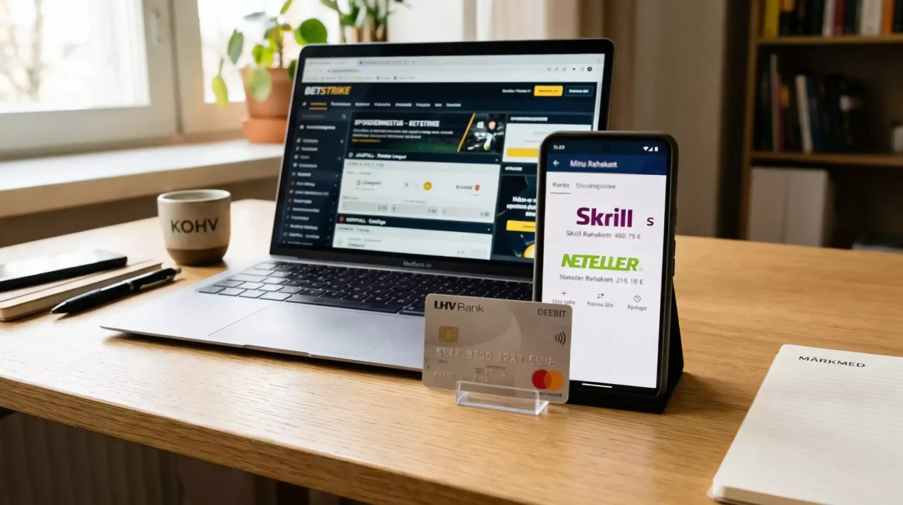 Mastercard vs e-rahakotid kihlvedudes: Skrill, Neteller ja Trustly võrdluses